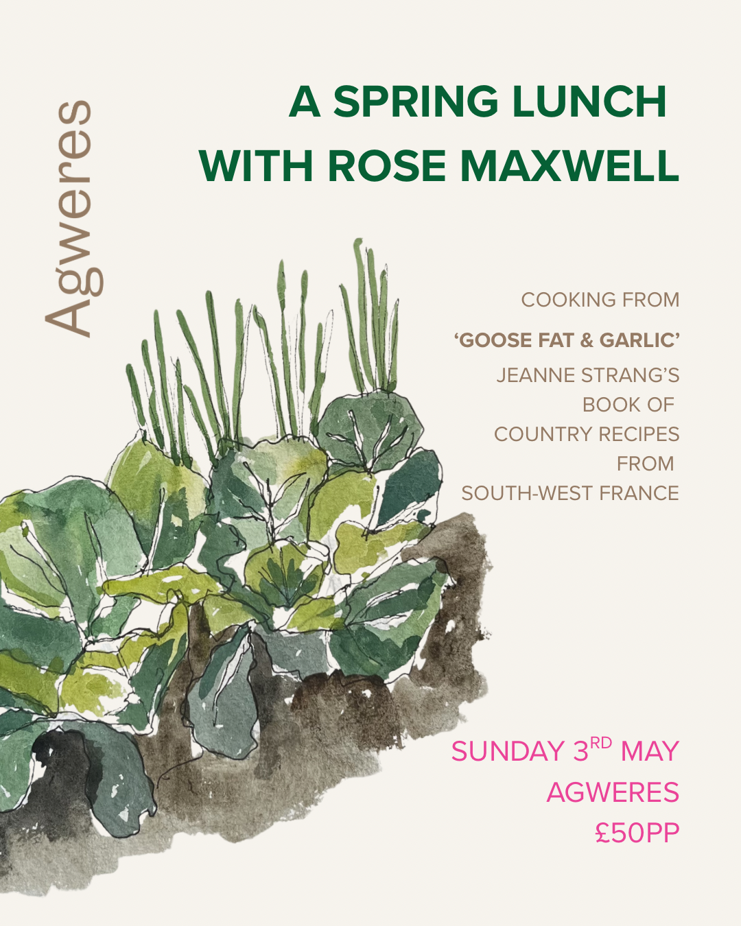 A Spring Lunch with Rose Maxwell